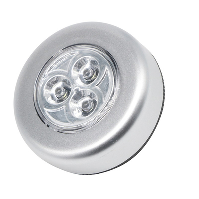 LEDライトDC5V夜ランプ タッチ センサーAAAの電池式の銀製色